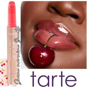 Tarte Maracuja Juicy Lip Plump Balm - Cherry Crush- Pink With Cherry Scent
